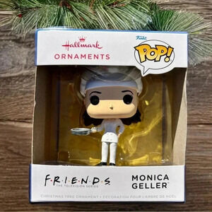NEW Hallmark FRIENDS  - MONICA GELLER - FUNKO POP!Cute Christmas Ornament